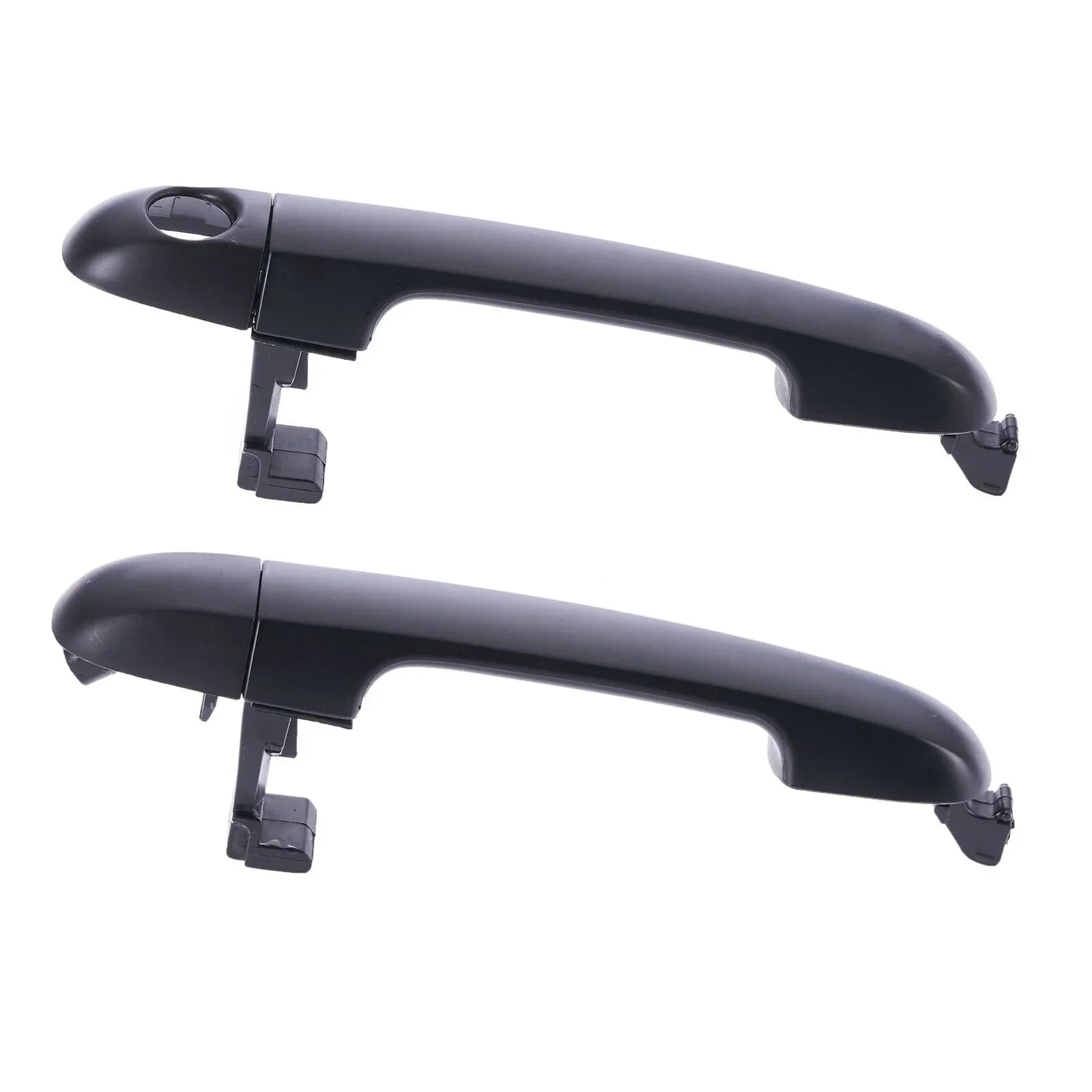 Set of 2 Front Left/Right Exterior Door Handles Black for Hyundai i30 (2007–2012)