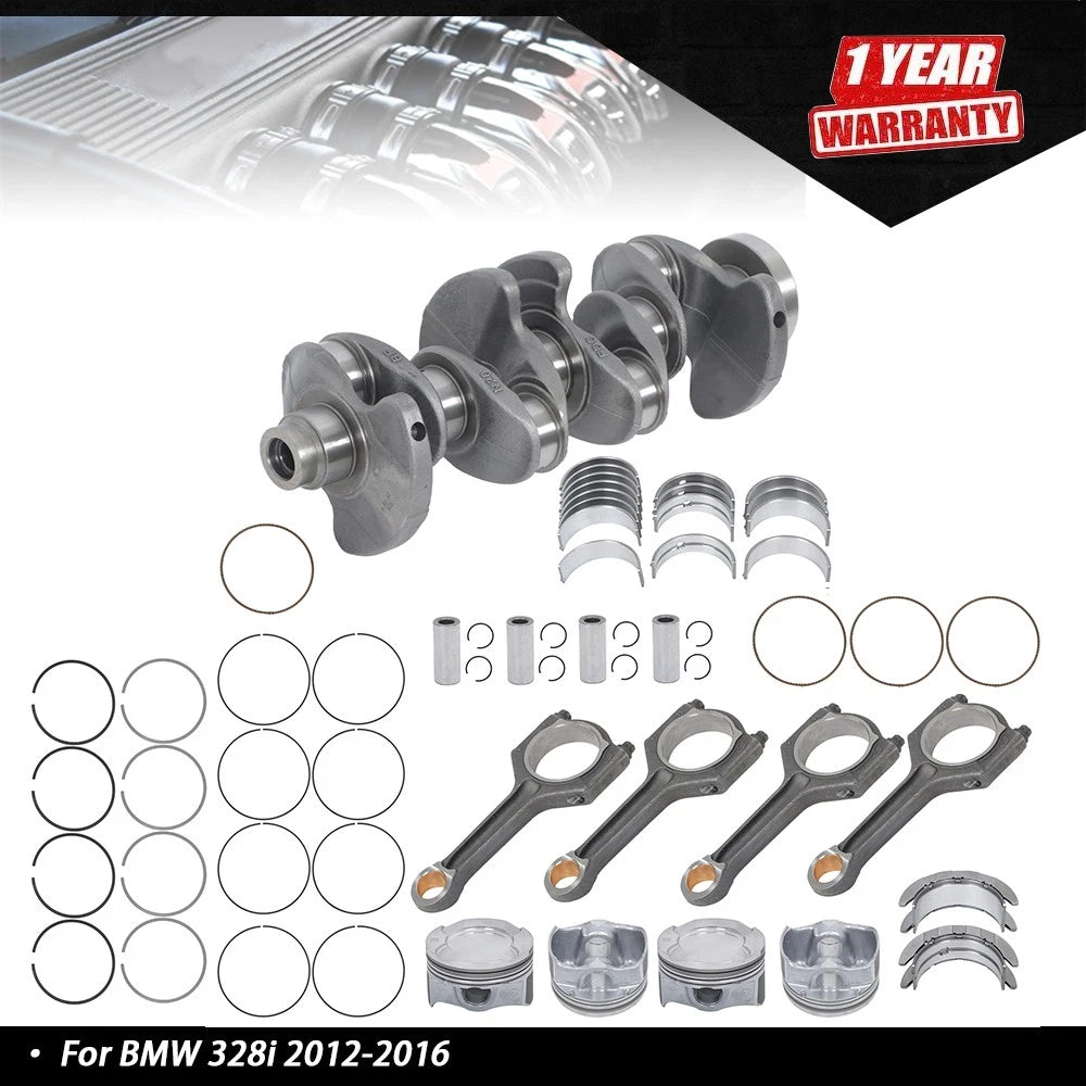 Engine Overhaul Rebuild Kit with Crankshaft & Con Rods for BMW 428i (2014–2016)