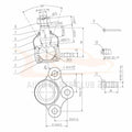 Set of 4 Front Lower Suspension Ball Joints for Isuzu Rodeo & Honda Passport (1991–2004)