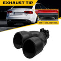 2.5" Dual Exhaust Tip for Universal Fit (7" Out, 8.5" Length)