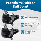 Front Stabilizer Link Ball Joint Tie Rod Kit for Toyota Corolla (1996–2002) K90309