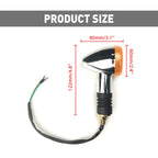 2X Motorcycle Turn Signal Light for Bullet  Amber Indicators