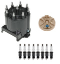 Distributor Rotor Cap & Spark Plugs Kit for GMC G3500 (1996)
