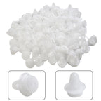 9mm Fixed Clip Car Bumper Rivets for Toyota (100 Pcs) White