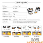 Mini LED E Mark Turn Signal Lights for Harley Softail FLS (2016-2017)