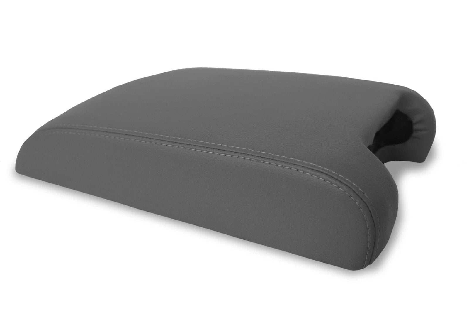Leather Console Lid Armrest Cover for Ford Explorer Limited (2011–2019) Gray