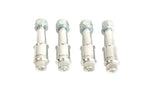 Set of 4 Chromoly Pro X Racing Ball Joints for Honda TRX400EX (1999–2004)