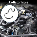 Radiator Hose for BMW 760Li 2007–2015 No. 17127589929 Plastic Coolant Pipe