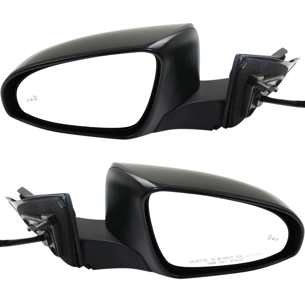 Heated Power Mirrors with Blind Spot Detection for Toyota Camry (2016–2017)