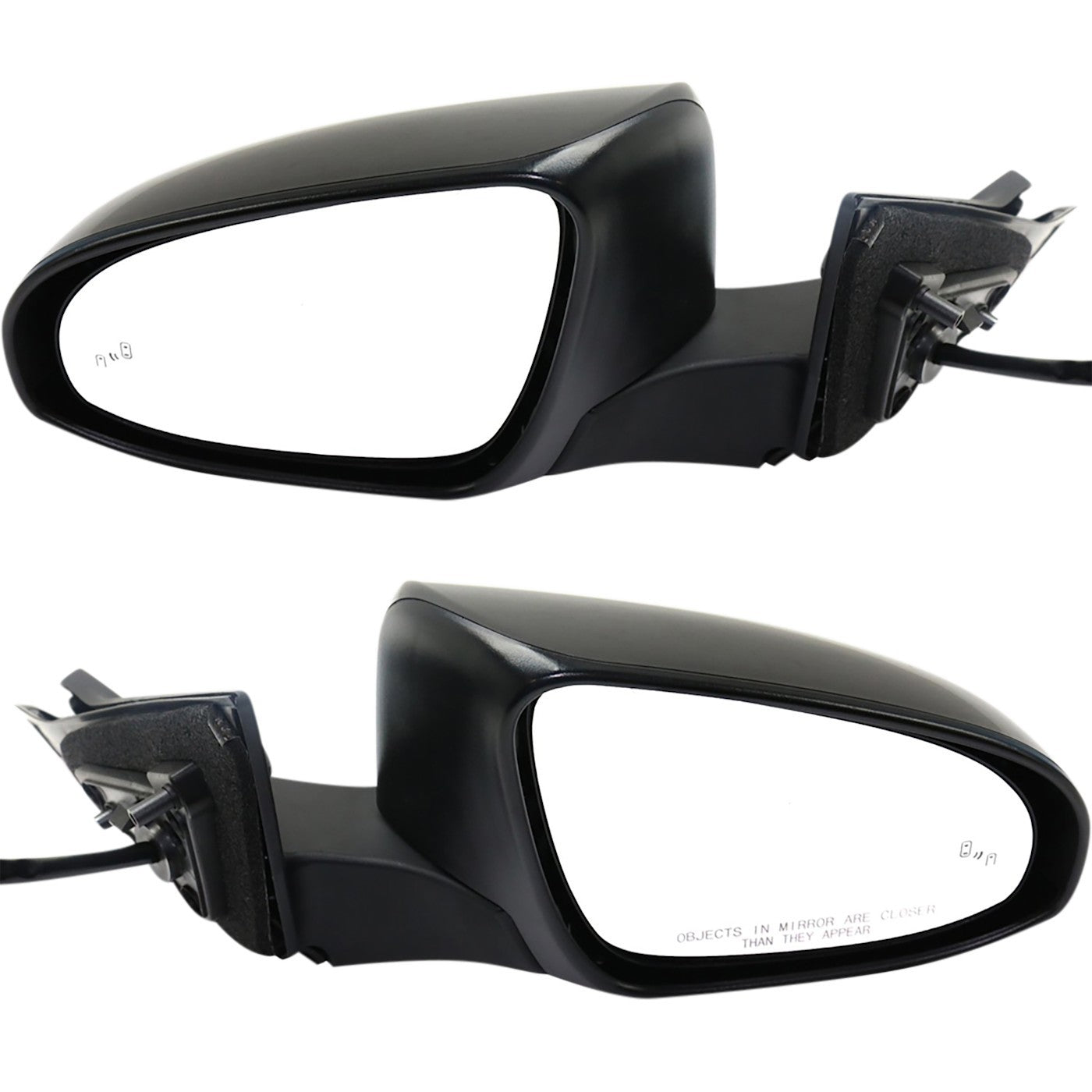 Heated Power Mirrors with Blind Spot Detection for Toyota Camry (2016–2017)