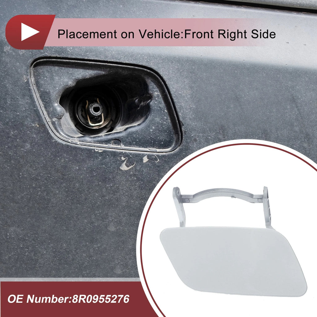 Washer Nozzle Cover Cap No. 8R0955276 for Audi Q5 (2009–2012) White