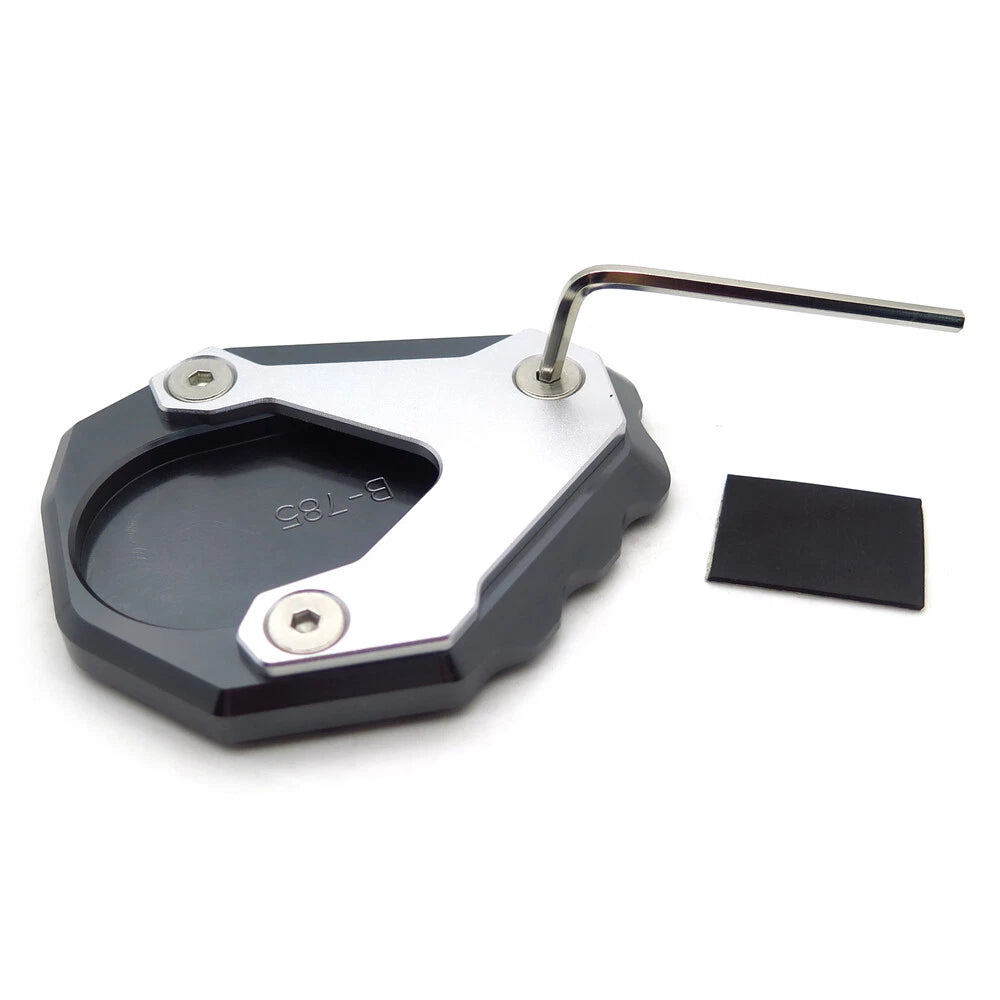 Kickstand Side Stand Enlarger Pad for BMW F750GS F850GS (2018–2019) Gray