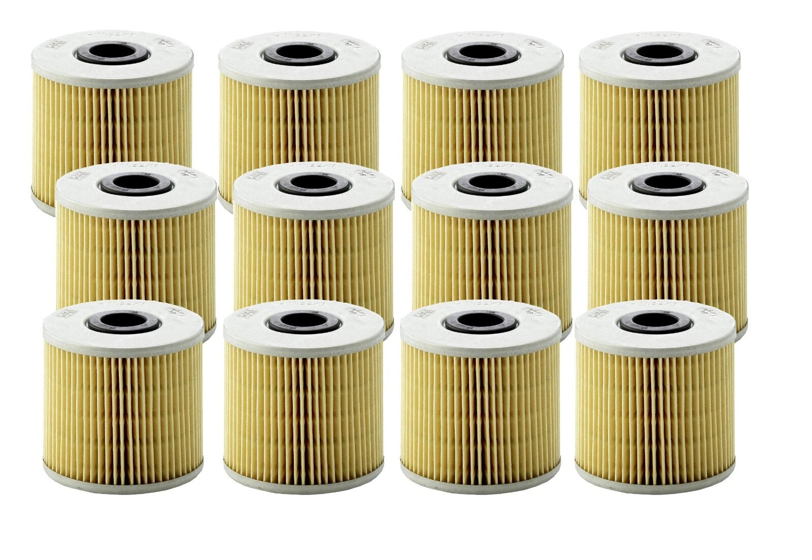Set of 12 Engine Oil Filters H 1032/1 for Audi A8 Quattro (1997–1999)