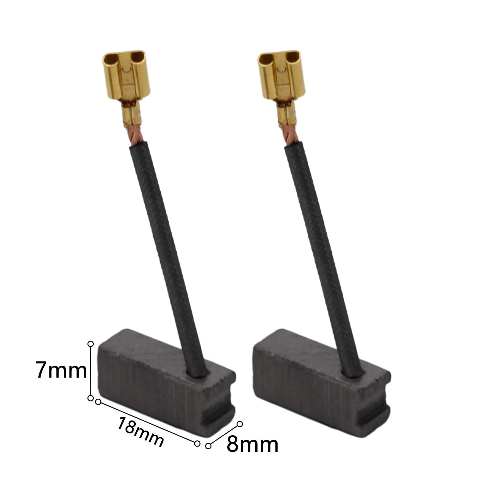 2Pcs Carbon Brushes for Bosch GBH36V-LI, GBH36VF-LI, 11536 VSR