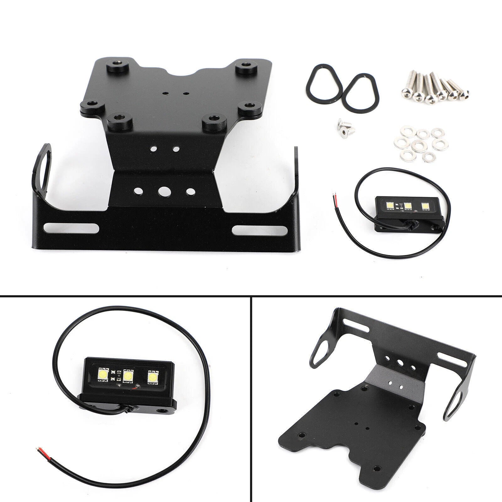 Aluminum License Plate Holder Frame for Yamaha Tenere 700 (2019–2021) T9