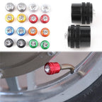 Tyre Dust Air Valve Caps for Kymco AK550, Yamaha XSR900, Tmax 530