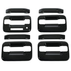 Set of 4 Black Door Handle Covers for Ford F150 (2004-2014)