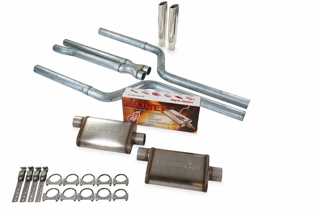 Dual Exhaust Kit for Dodge Challenger 5.7L V8 (2009–2018) - Cherry Bomb RC Tip