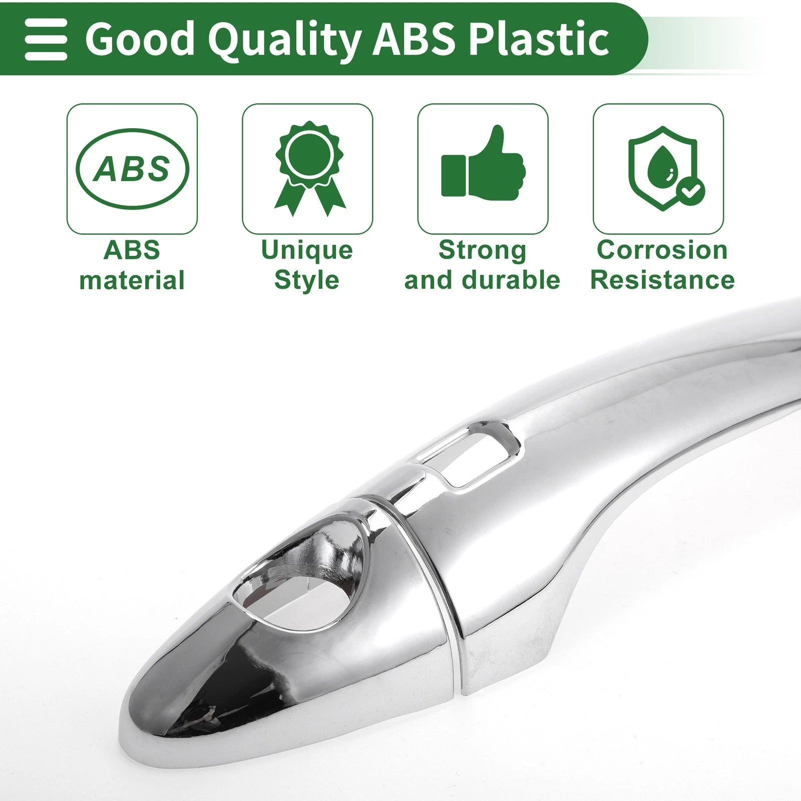 Door Handle Cover Trim for KIA Optima K5 (2011–2020) Silver Tone