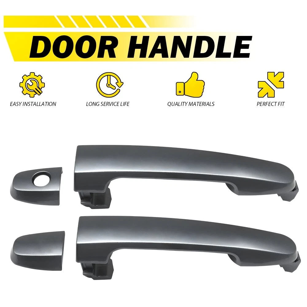 2PC Exterior Front Rear Door Handle for Toyota Corolla (2003–2013) RAV4 (2001–2012)
