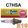10X NGK C7HSA Spark Plug for 110 125cc 140cc PIT PRO Trail Quad ATV Buggy