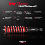 STABBER Coilovers 24 Way Damper Shock Strut for Nissan 370Z Z34 (2009–2019)