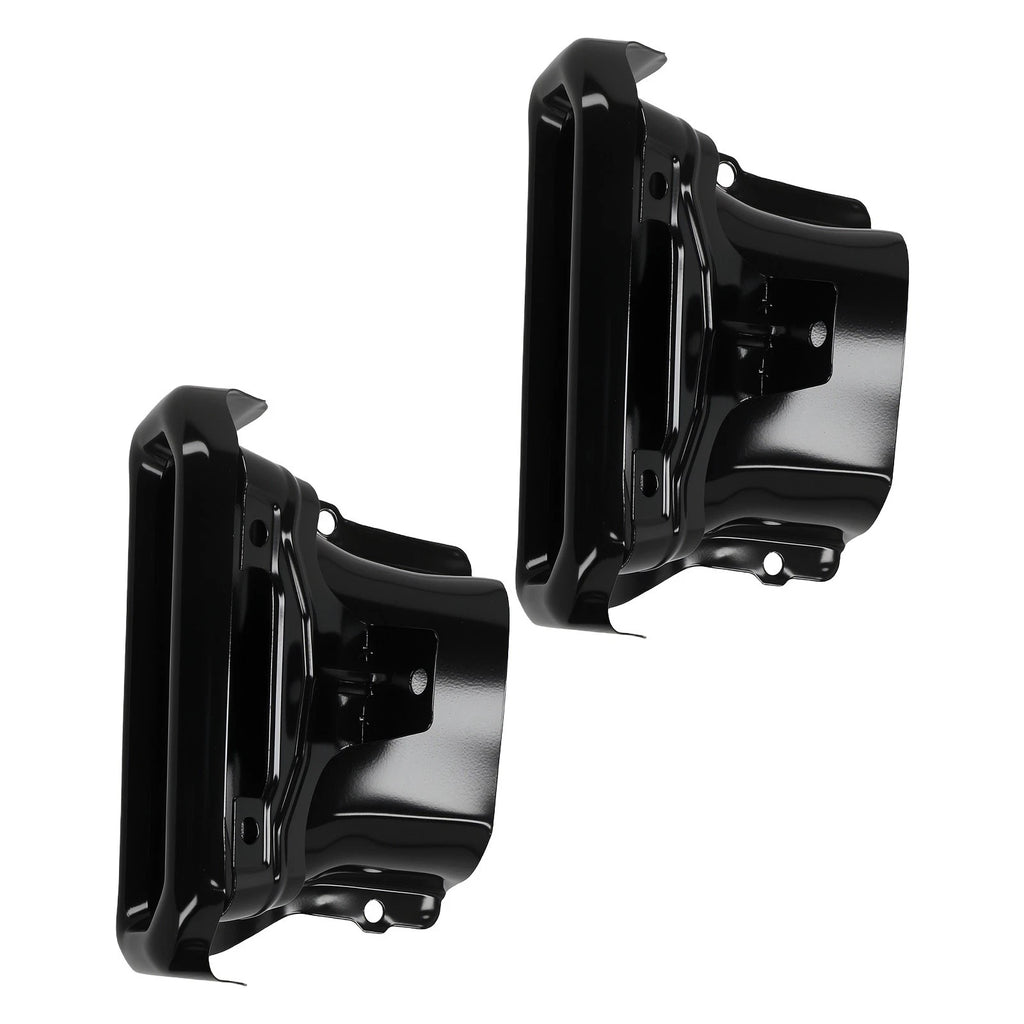 2X Exhaust Bezels for GMC Sierra 1500, Chevy Silverado 1500 (2019–2024)