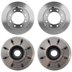 Front & Rear Brake Disc Rotors for Ford F-350 Super Duty (2012–2020)