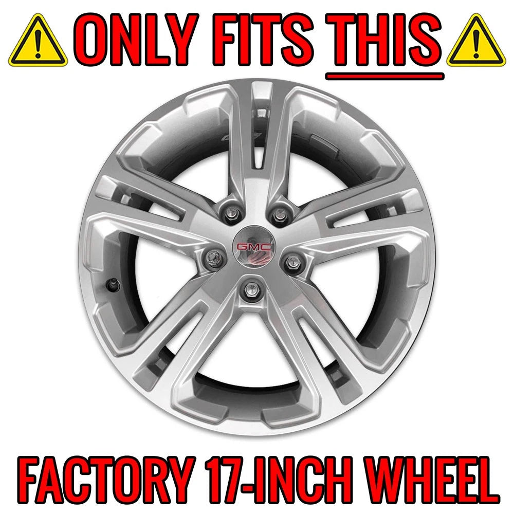 Wheel Skins Hub Caps Chrome Full Covers for GMC Terrain (2018–2019)