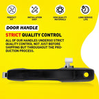 Left Side Front Exterior Door Handle Black for Honda CR-V (2002–2006) EPY