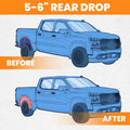 5"-6" Steel Rear Drop Lowering Axle Flip Kit for Silverado Sierra 1500 (2007–2020)