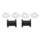 Black Silver Handlebar Riser Bushings for Harley Softail 114 (2018-2023)