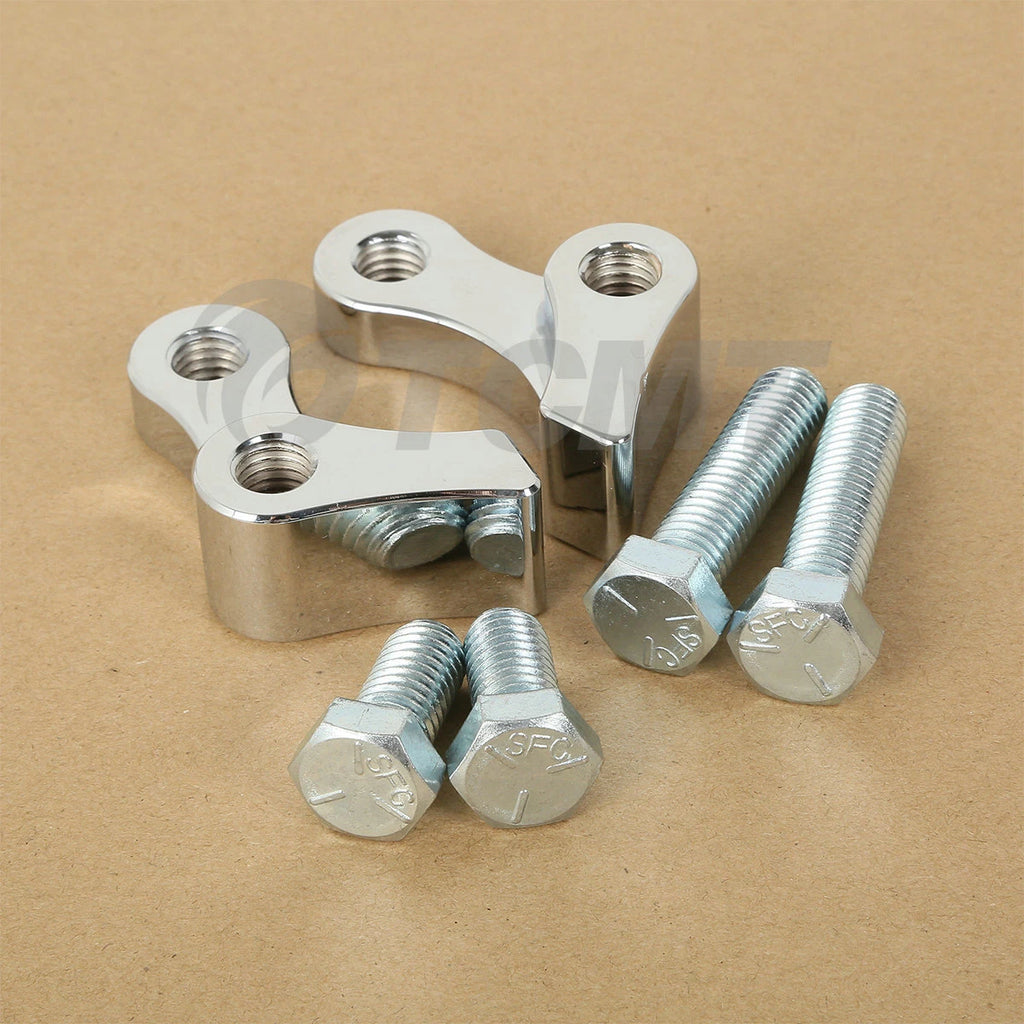 Chrome 1" Adjustable Lowering Kit for Harley Street Bob Super Glide (1995–2005)
