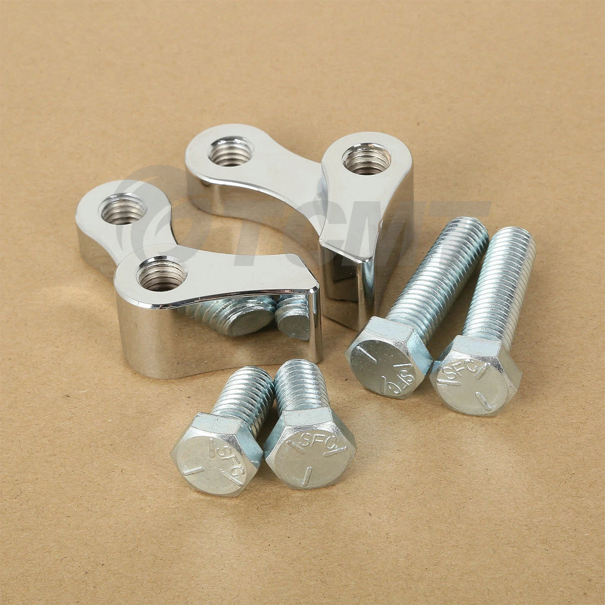 Chrome 1" Adjustable Lowering Kit for Harley Street Bob Super Glide (1995–2005)