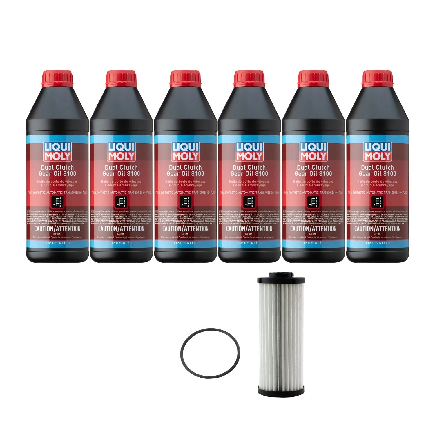 Liqui Moly 8100 Dual Clutch Auto Trans Fluid Filter Kit for A3 S3 GTI Golf R (2013–2020)