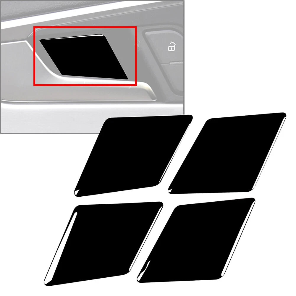 Piano Black Door Handle Inner Bowl Cover Trim for Audi A4 A5 (2016–2023)