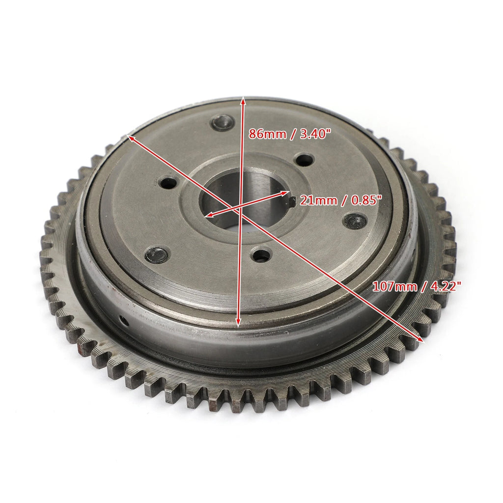 One Way Starter Clutch Gear Assembly for Polaris Ranger RZR170 (2009–2015) 0454742 B1