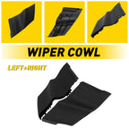 2X Windshield Side Wiper Cowl Trim Cover for Toyota Yaris (2006–2010)