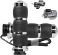AVON Velvet Air Heated Chrome Twist Grip for Harley Davidson V-Twin (2014–2023)