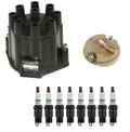 ACDelco Distributor Rotor Cap & Platinum Spark Plugs Kit for GMC Impala V8