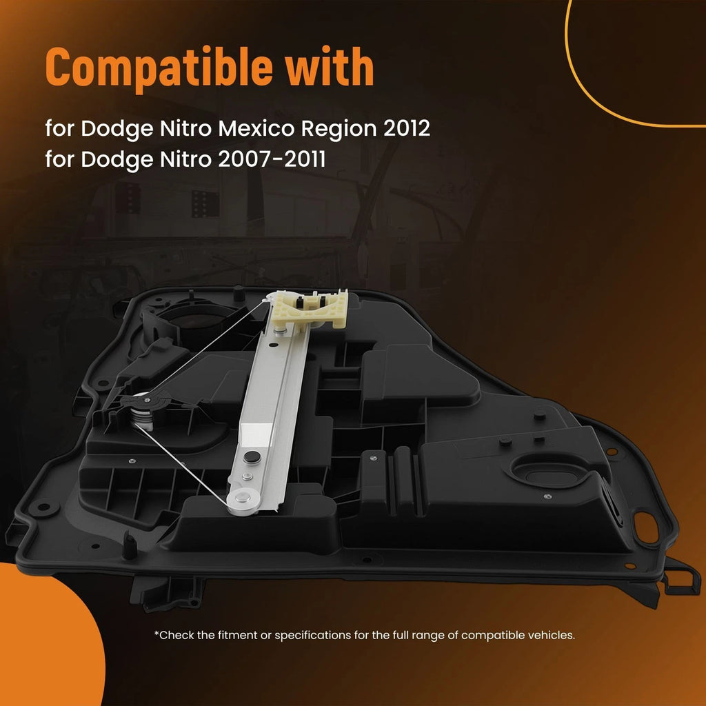 Electric Window Regulator w/ Motor for Dodge Nitro (2007–2012) RR 751-273