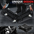 Foldable Roller Garage Shop Creeper 350lbs Capacity (21.6" X 41.1" X 5.1")