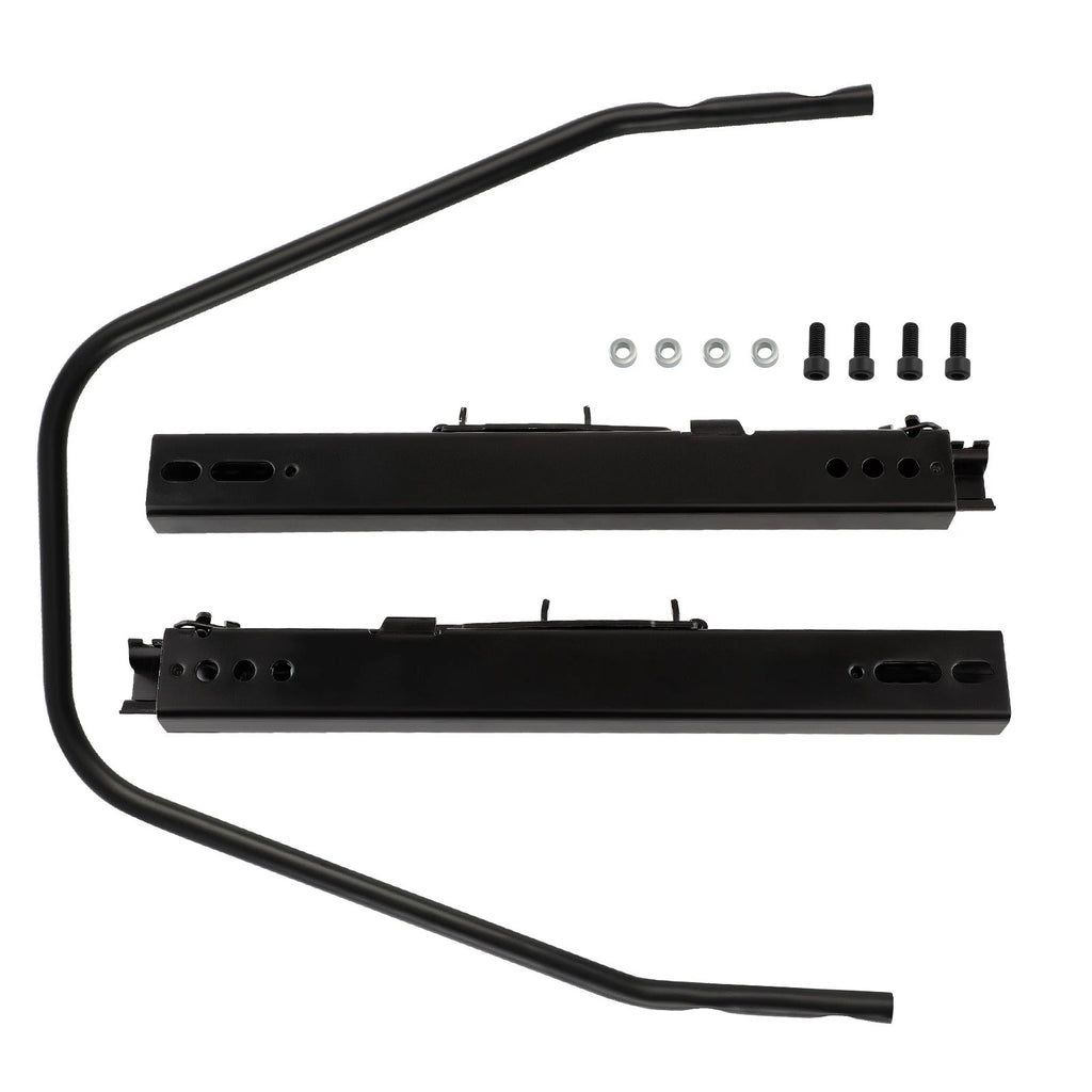Universal Seat Base Sliders Rail Brackets for Car Bucket Seats (Double Lock)