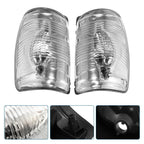 Pair Wing Mirror Indicator Lamp Lens Cover for Ford Transit MK8 (2014)