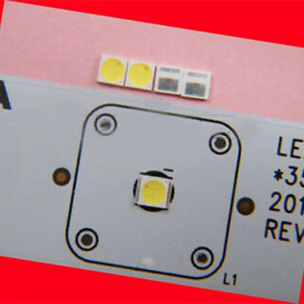 100Pcs 3030 350mA LED Lamp Beads for TV Backlight Repair
