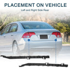 Rear Bumper Retainer Bracket for Honda Fit (2007-2013) - 1 Pair