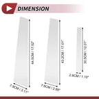 Set of 6 Door Pillar Window Trim for Nissan Sentra (2007–2012) Chrome