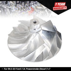7+7 Billet Turbo Compressor Wheel for Ford 7.3L Powerstroke (1994.5â2003)