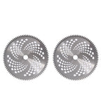 Set of 2 Carbide Tip Brush Blades 80T x 10" for Weed Eater
