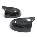Pair Real Carbon Fiber Side Mirror Caps for BMW F97 X3M F98 X4M F95 X5M (2019–2024)